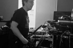 Steve Hillage at The Orb anniversary concert rehearsal